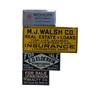 Image 1 : Lot of 4 Tin Advertising Signs: