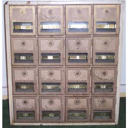 16 Slot  U.S. Post Office Boxes
