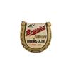 Image 1 : "Brucks Beer"  tin die-cut embossed sig