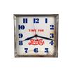 Image 1 : Pepsi-Cola  Square ad clock  14 1/2 " d