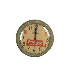 1930's Dr Pepper Clock  Brickwork Logo