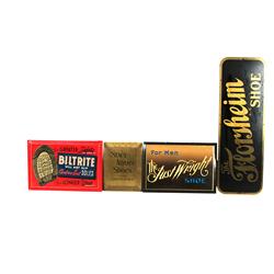 Lot of 4 Shoe Advertising Signs: