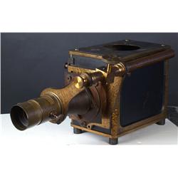 Early Brass Overhead Projector  (Candle