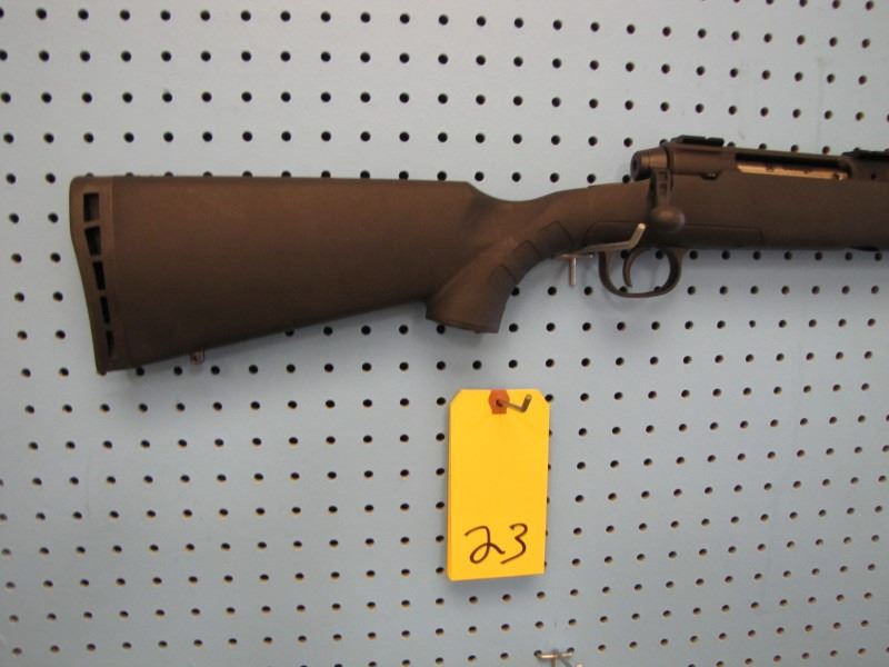 Savage Arms axis 22250 rem bolt action clip synthetic stock scope mounts