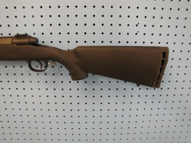 Savage Arms axis 22250 rem bolt action clip synthetic stock scope mounts