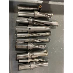 LOT OF 10 ASSORTED INDEXABLE DRILLING HEADS