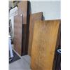 Image 1 : LOT OF 11 ASSORTED SIZE WOOD AND METAL FOLDING TABLES