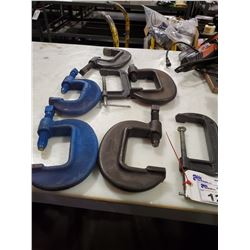 6 C-CLAMPS