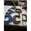 Image 1 : 6 C-CLAMPS