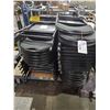 Image 1 : LOT OF APPROX 24 BLACK FOLDING CHAIRS