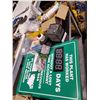 Image 1 : LOT OF ASSORTED SIGNS, MARKERS, AND MORE
