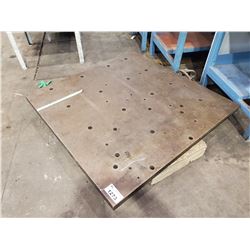 STEEL WORK PLATE 48" X 48". X  2-1/2" THICK