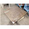 Image 1 : STEEL WORK PLATE 48" X 48". X  2-1/2" THICK