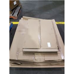 PALLET OF TEMPLATE CARDBOARD