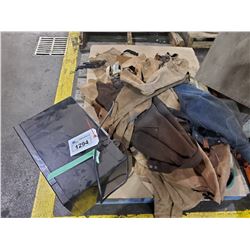 PALLET OF ASSORTED WELDING APRONS