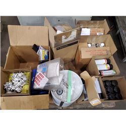 PALLET OF LACQUER THINNER, SPOT CHECK PENETRATOR, AND MORE