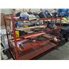 Image 1 : RED MOBILE 4 TIER CART 72" X 36"W X 57"H