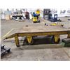 Image 1 : YELLOW HEAVY DUTY CART 96"L X 48"W X 23"H