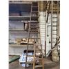 Image 1 : 2 ALLRIGHT WOODEN STEP LADDERS, 3' AND 12'