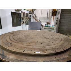 12' DIAMETER VERTICAL LATHE WORK TABLE 2-1/2" THICK