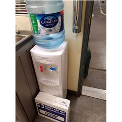 WATER COOLER, AND FIRST AID KIT