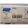 Image 2 : 3  BOXES OF NORTON 3" X 60" BLUEFIRE SANDING BELTS (150 GRIT)