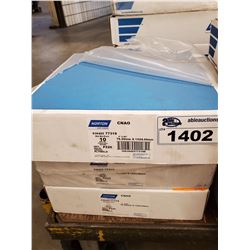 3  BOXES OF NORTON 3" X 60" BLUEFIRE SANDING BELTS (120 GRIT)