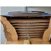 Image 2 : BOX OF 8 NORTON 12" X 1/2" X 1/4" NZ SAW GUMMING WHEELS