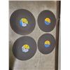 Image 1 : 4 20" X 3/16" X 1" ABRASIVE DISCS
