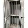 Image 2 : BAY OF GREY METAL 8 DOOR LOCKERS (NO KEYS INCLUDED)