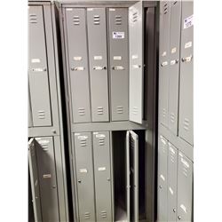 BAY OF GREY METAL 8 DOOR LOCKERS (NO KEYS INCLUDED)