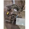 Image 1 : LOT OF ASSORTED ELECTRICAL CORDS AND CABLES