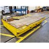 Image 1 : YELLOW METAL RAIL CART 120"L X 84'W X 20"H