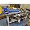 Image 1 : ALUMINUM TOP & STEEL WORKBENCH WITH 2 DRAWERS, 70"L X 34"W X 36"H