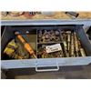 Image 1 : LARGE LOT OF ASSORTED PNEUMATIC TOOLS, DEWALT DRILL, AND FLAP DISCS, AND MORE