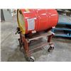 Image 1 : 2 TIER MOBILE BARREL CART WITH BARREL