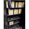 Image 2 : BLACK 2 DOOR 5 TIER METAL STORAGE CABINET 36"L X 18"W X 66"H