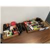 Image 2 : TABLE WITH OFFICE SUPPLIES, PENS, STAPLERS, AND MORE