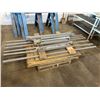 Image 1 : 2 BAYS OF E-Z RECT RACKING WITH WOOD SHELVES