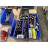 Image 1 : 5 BINS OF ASSORTED HEAVY DUTY DRILL BITS, HEADS, AND TOOLING