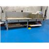 Image 1 : GREY METAL AND WOOD WORKBENCH WITH 4 DRAWERS 147"L X 37"W X 57"H