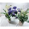 Image 2 : 4 Artificial Flowers/Plants with Vases