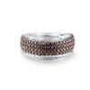 Image 2 : A STERLING SILVER AND CUBIC ZIRCONIA RING.