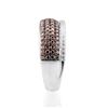 Image 4 : A STERLING SILVER AND CUBIC ZIRCONIA RING.