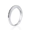 Image 3 : A STERLING SILVER AND CUBIC ZIRCONIA RING.