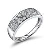 Image 1 : A 18KT WHITE GOLD AND DIAMONDS RING.