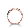Image 3 : A 10KT ROSE GOLD AND MULTI STONE & DIAMONDS RING.