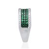 Image 3 : A STERLING SILVER AND CUBIC ZIRCONIA RING.