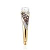 Image 3 : A STERLING SILVER AND CUBIC ZIRCONIA RING.