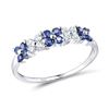 Image 1 : A STERLING SILVER AND CUBIC ZIRCONIA RING.